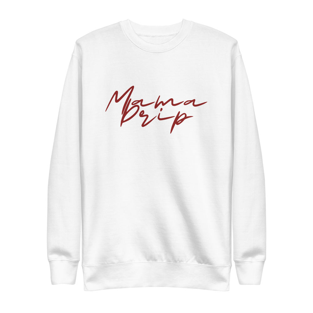 Signature Mama Drip Fleece Pullover